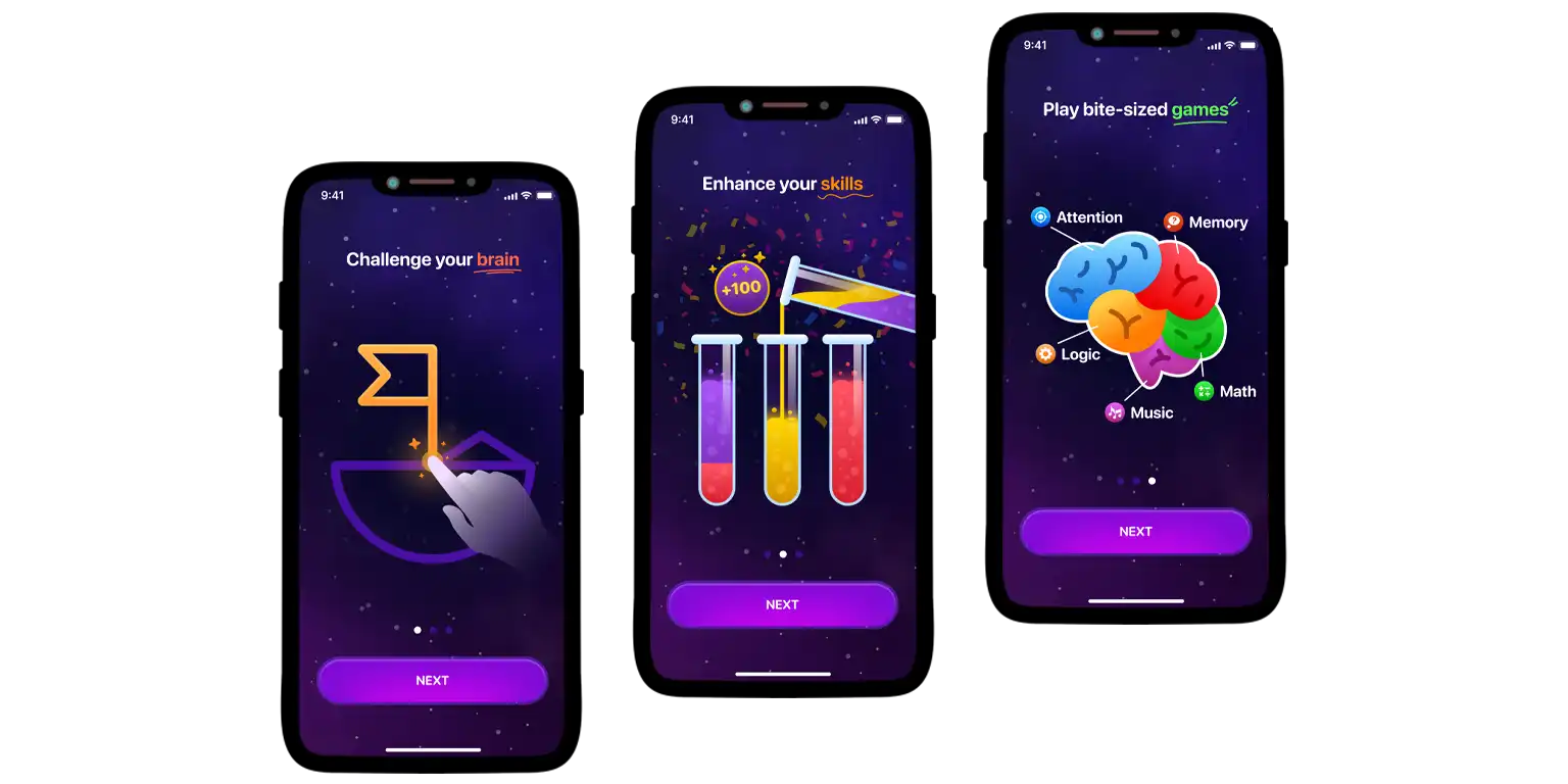 A closer observation of the Mind Elevate interface.